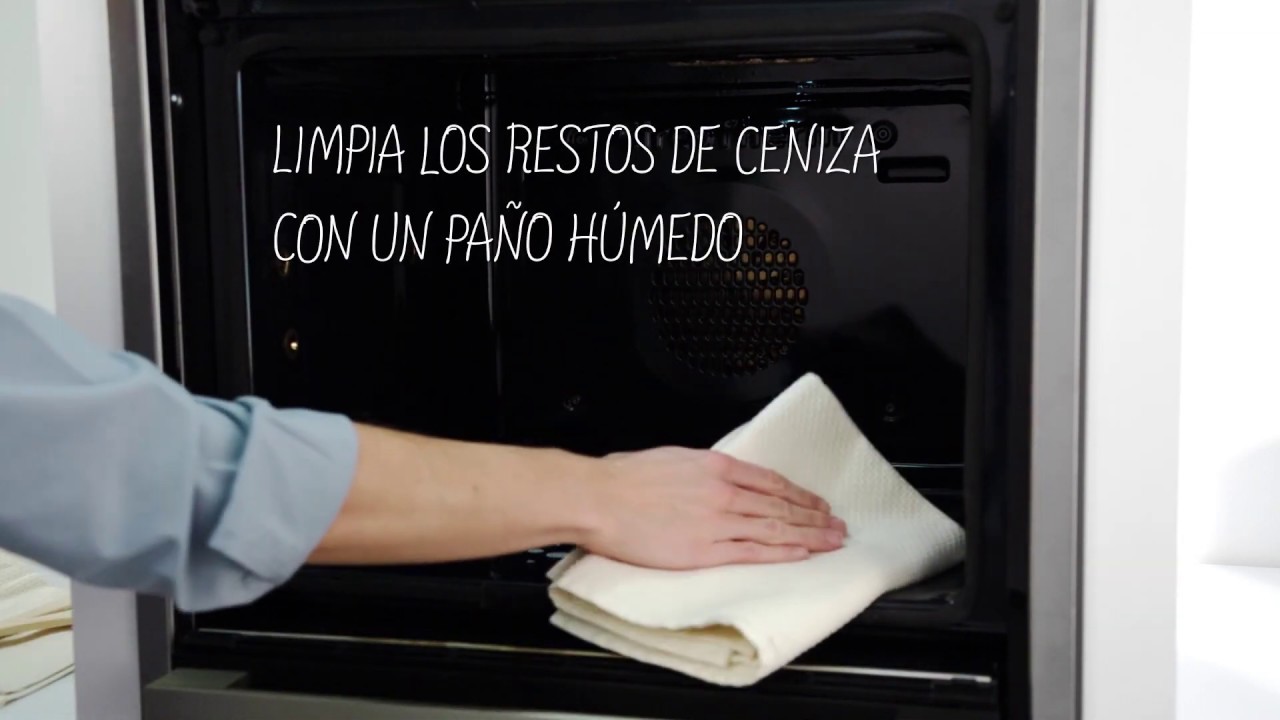 Cómo utilizar programa limpieza pirolítica de hornos NEFF